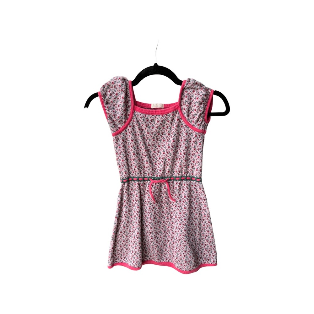 Matilda Jane sweater dress pink and green detail